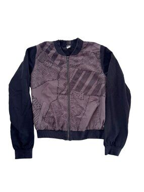 Disney The Nightmare Before Christmas "Love Story" Sally Patchwork Bomber Jacket